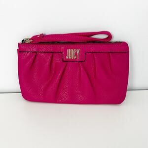 Juicy Couture Pink Wristlet Clutch Wallet